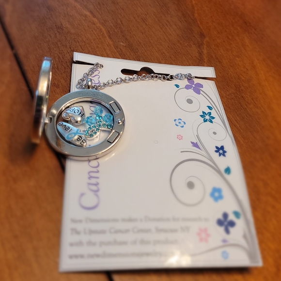 Cancer awareness Floating charm locket - Picture 4 of 7